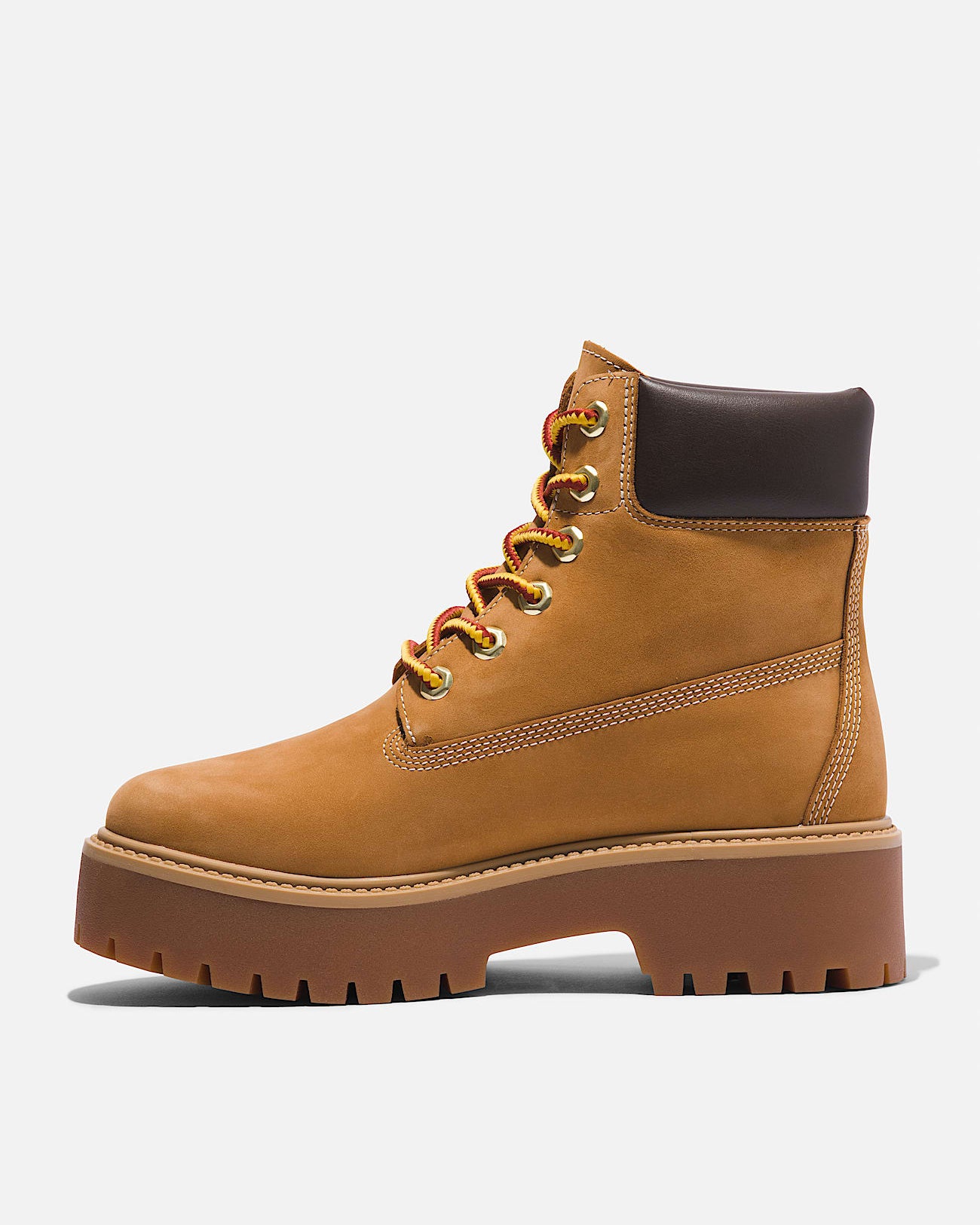 Timberland Stone Street Womens 6-Inch Waterproof Platform Boot - Wheat - CHO - Designer Womens Platform Boots