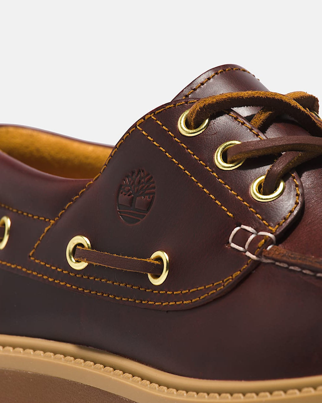 Timberland Stone Street Womens Platform Boat Shoes - Root Beer - CHO - Designer Womens Boat Shoes