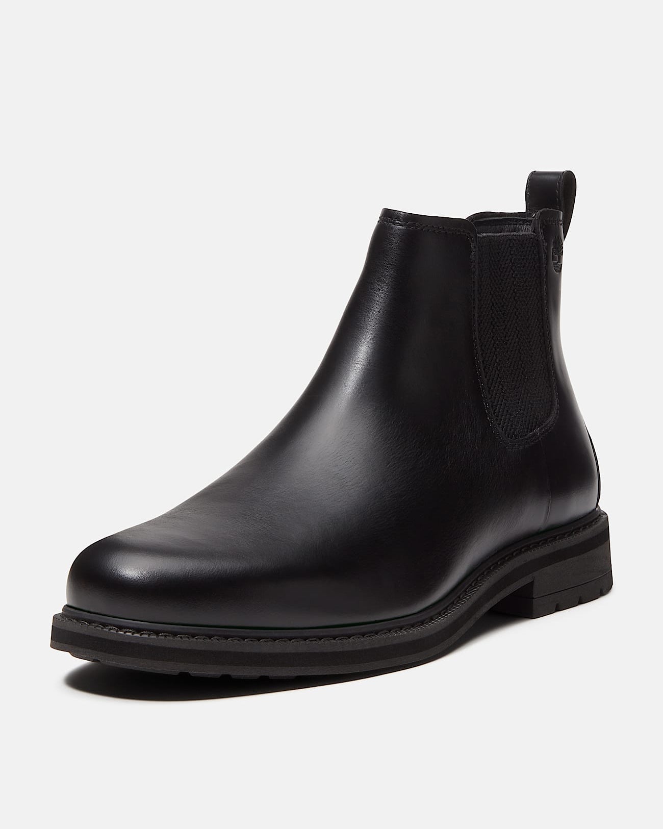 Timberland Stormbucks Mens Full Grain Leather Mid Chelsea Boots - Black | CHO | Designer Mens Chelsea Boots