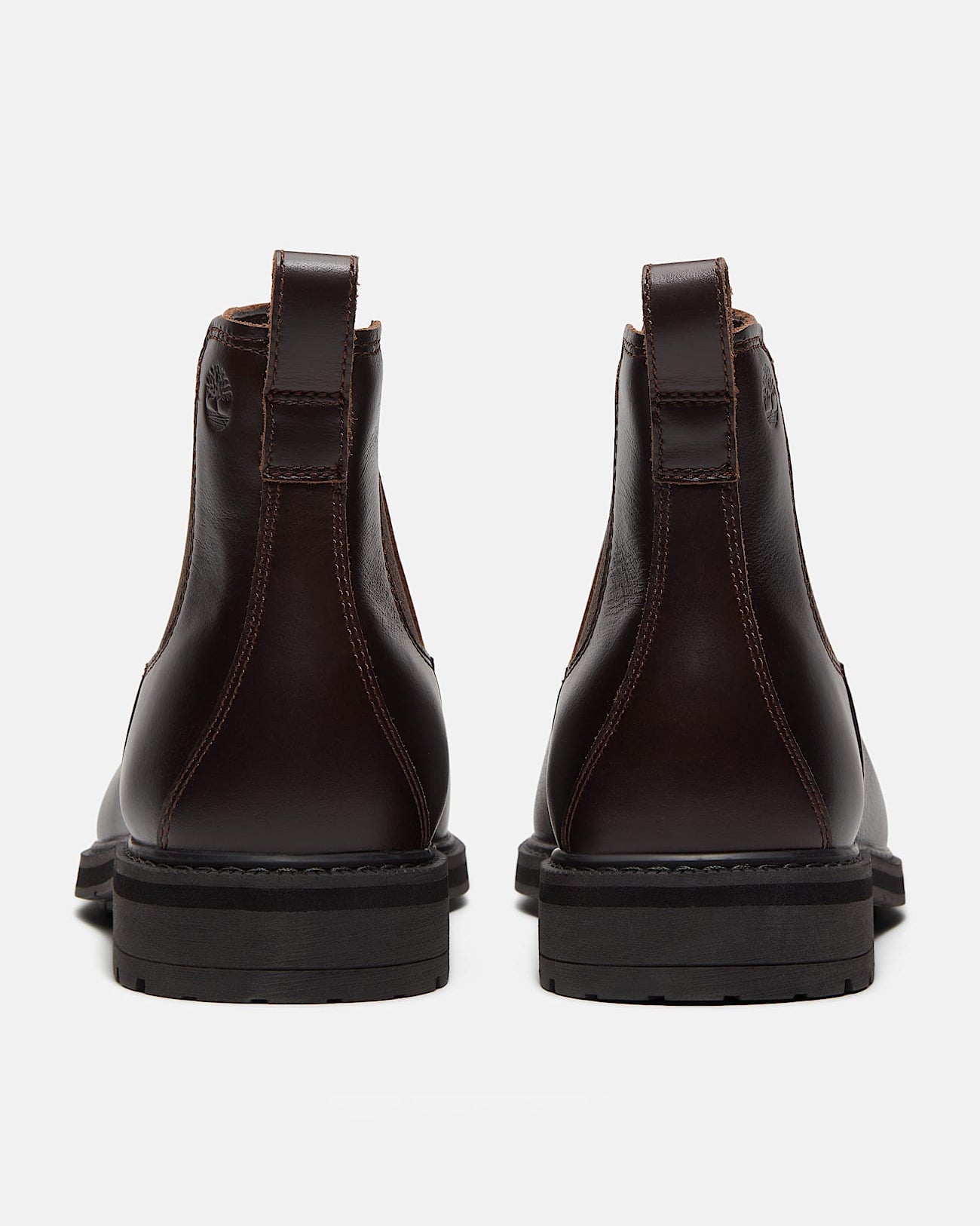 Timberland Stormbucks Mens Full Grain Leather Mid Chelsea Boots - Dark Brown | CHO | Designer Mens Chelsea Boots