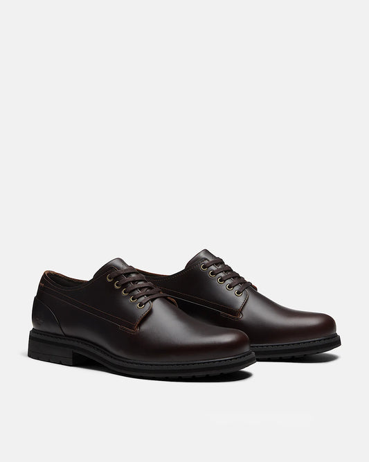 Timberland Stormbucks Mens Full Grain Leather Lace Up Waterproof Shoe - Dark Brown | CHO | Designer Mens Waterproof Shoes