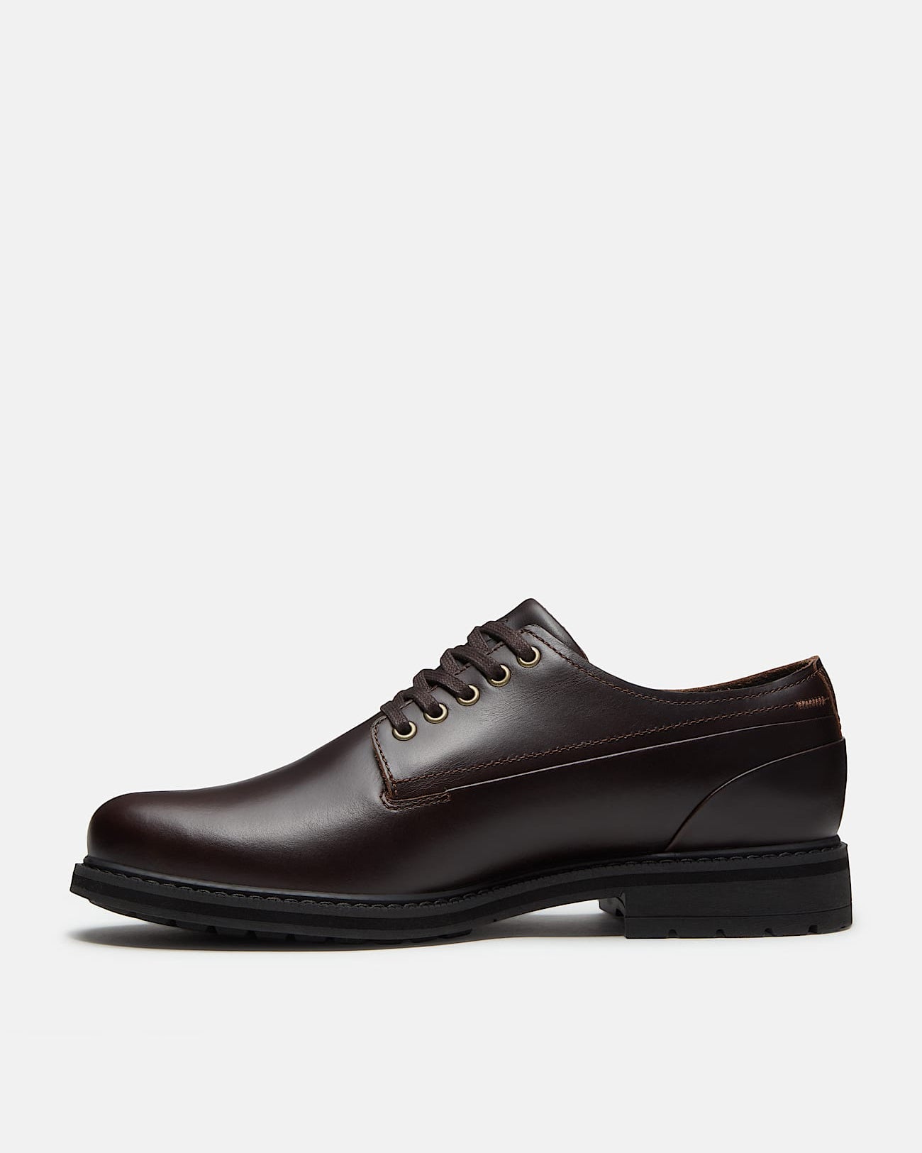Timberland Stormbucks Mens Full Grain Leather Lace Up Waterproof Shoe - Dark Brown | CHO | Designer Mens Waterproof Shoes