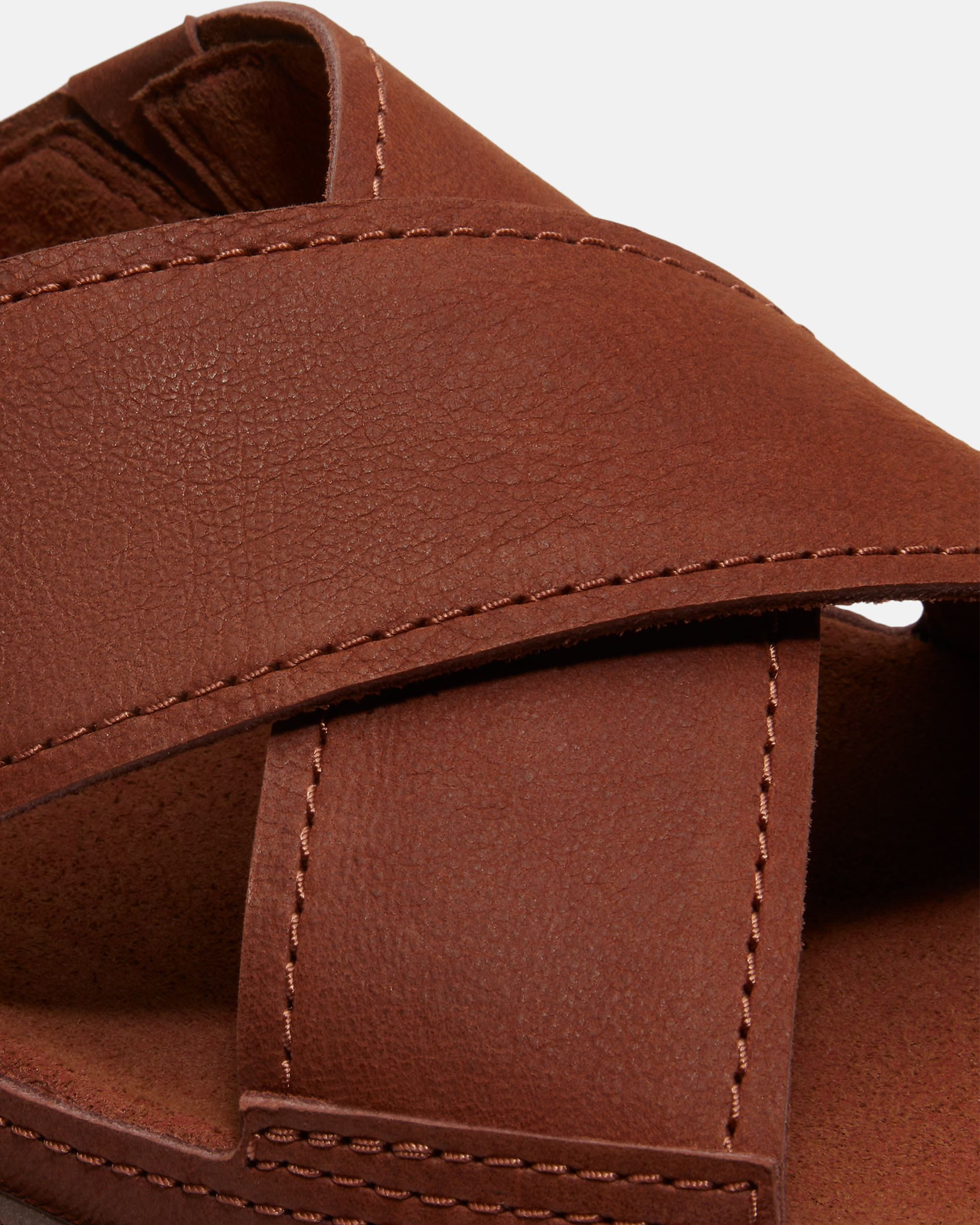 Timberland Casco Cove Cross Strap Full Grain Leather Mens Sandals - Rust | CHO | Designer Mens Sandals