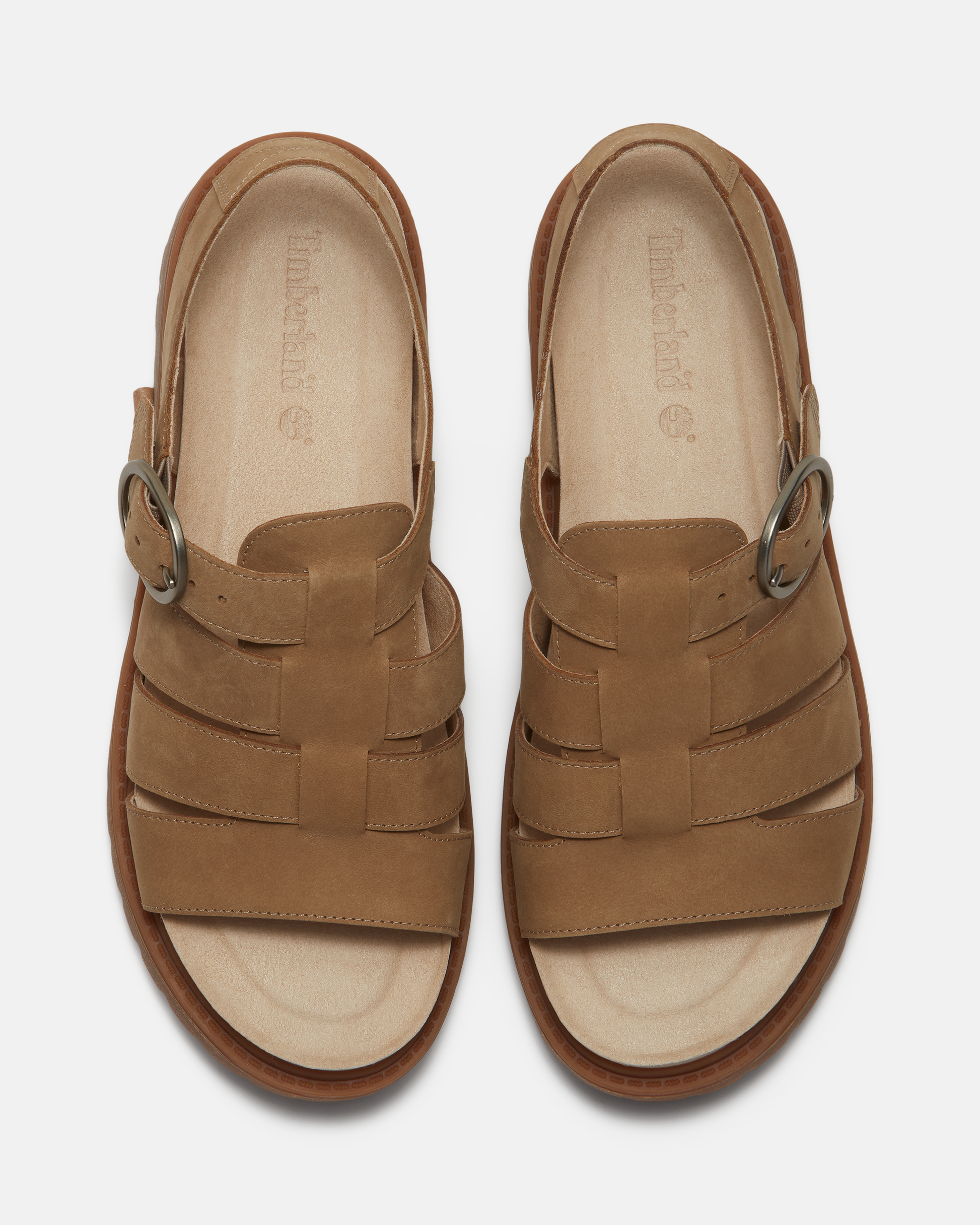 Timberland Clairemont Way  Nubuck Womens Fisherman Sandals - Mid Beige | CHO | Designer Womens Flat Sandals