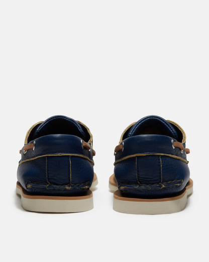 Timberland Mens Full Grain Leather Classic Boat Shoe - Dark Blue | CHO | Designer Mens Boat Shoes
