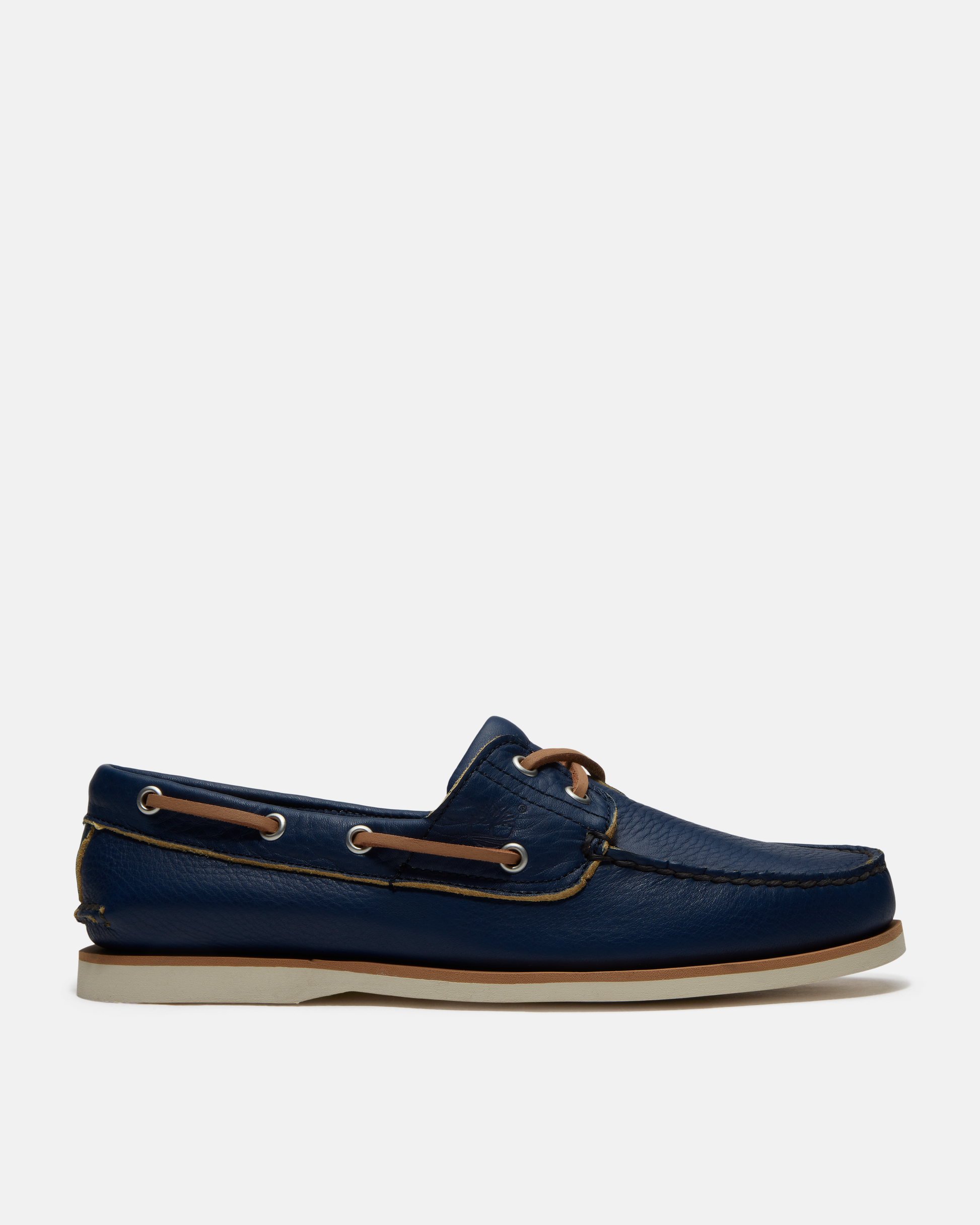 Timberland Mens Full Grain Leather Classic Boat Shoe - Dark Blue | CHO | Designer Mens Boat Shoes