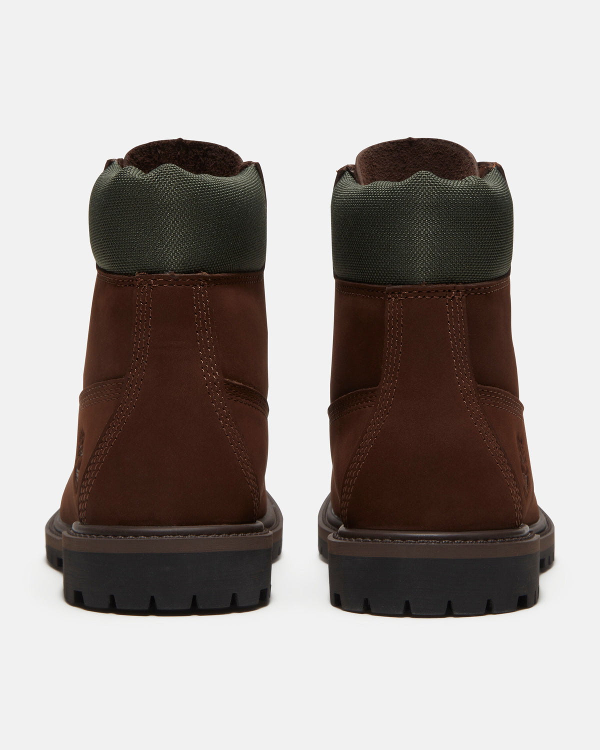 Timberland Womens Premium 6 Inch Waterproof Nubuck Boots - Dark Brown | CHO | Designer Womens Waterproof Boots