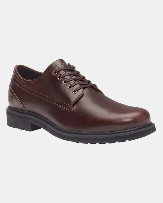 Timberland Stormbucks Mens Full Grain Leather Lace Up Waterproof Shoe - Dark Brown