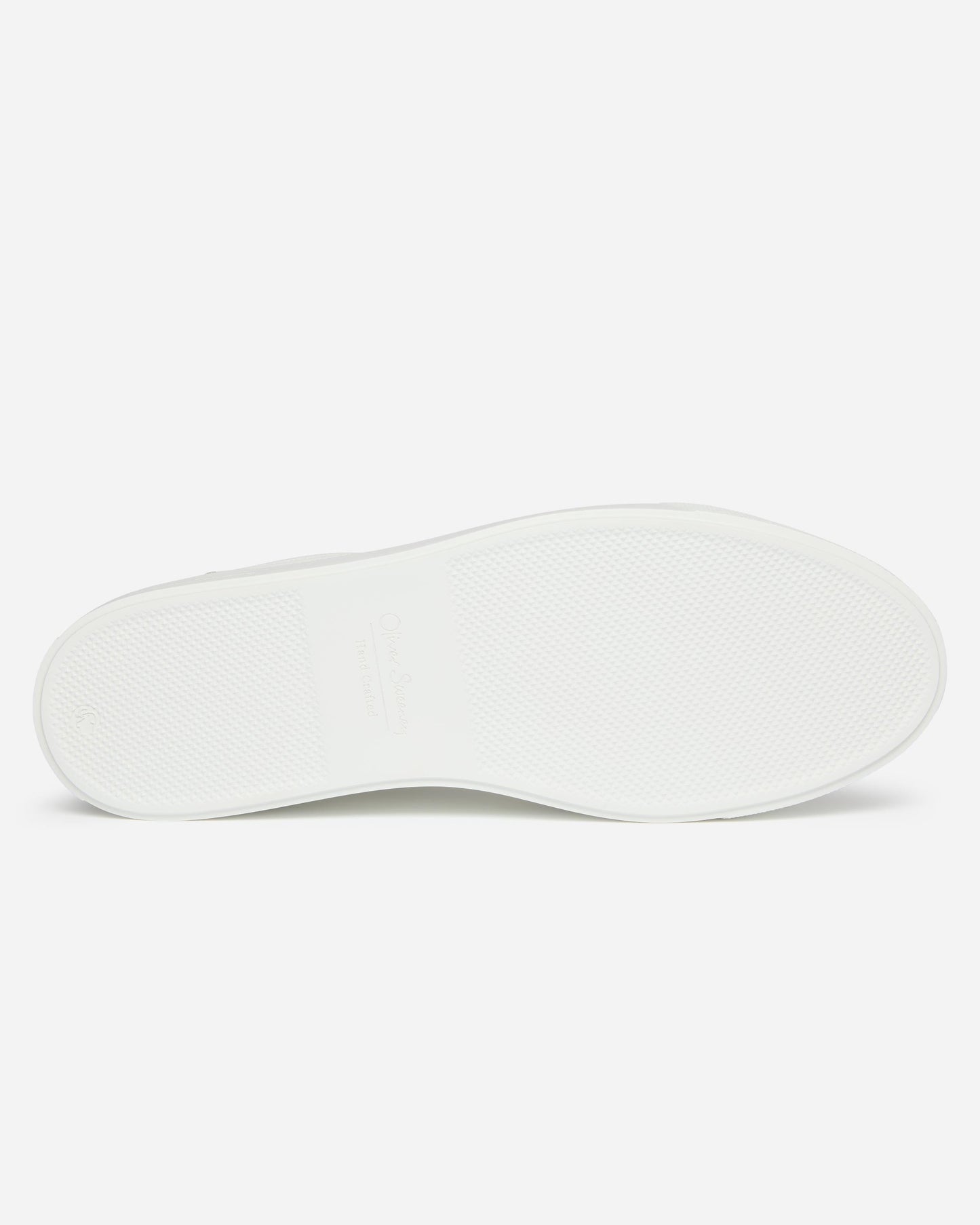 Oliver Sweeney Almada Mens Perforated Leather Trainers - White