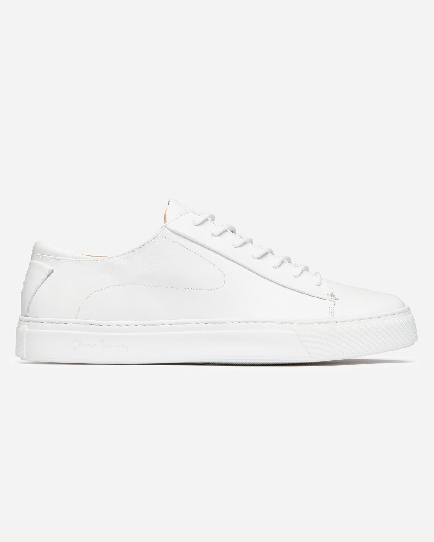 Oliver Sweeney Sirolo Mens Calf Leather Lightweight Trainers - White
