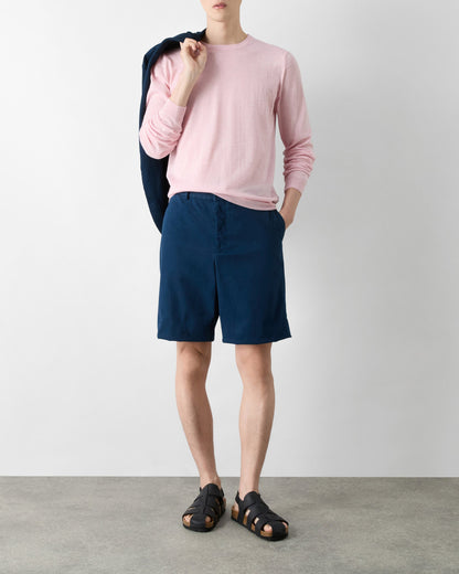 Oliver Sweeney Sistelo Mens Chino Shorts - Dark Navy | CHO | Designer Mens Chino Shorts