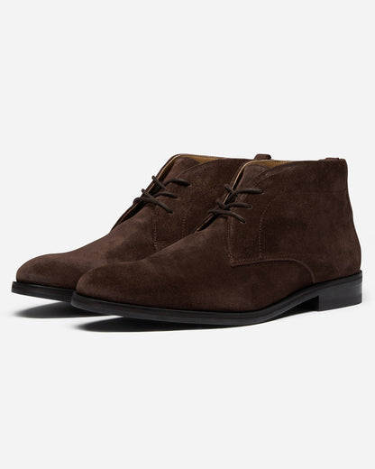Oliver Sweeney Silverdale Suede Mens Chukka Boots - Chocolate | CHO | Designer Mens Chukka Boots