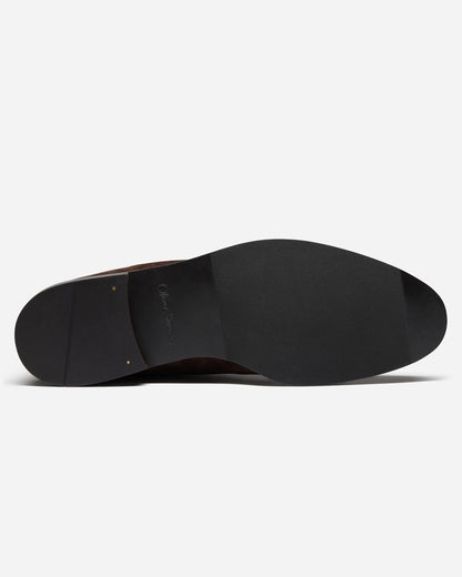 Oliver Sweeney Silverdale Suede Mens Chukka Boots - Chocolate | CHO | Designer Mens Chukka Boots