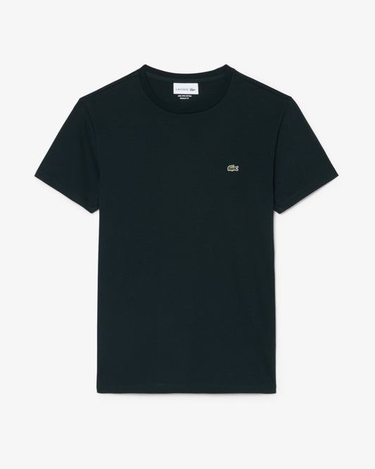Lacoste Mens Crew Neck Pima Cotton Jersey T-Shirt - Dark Varech GJP