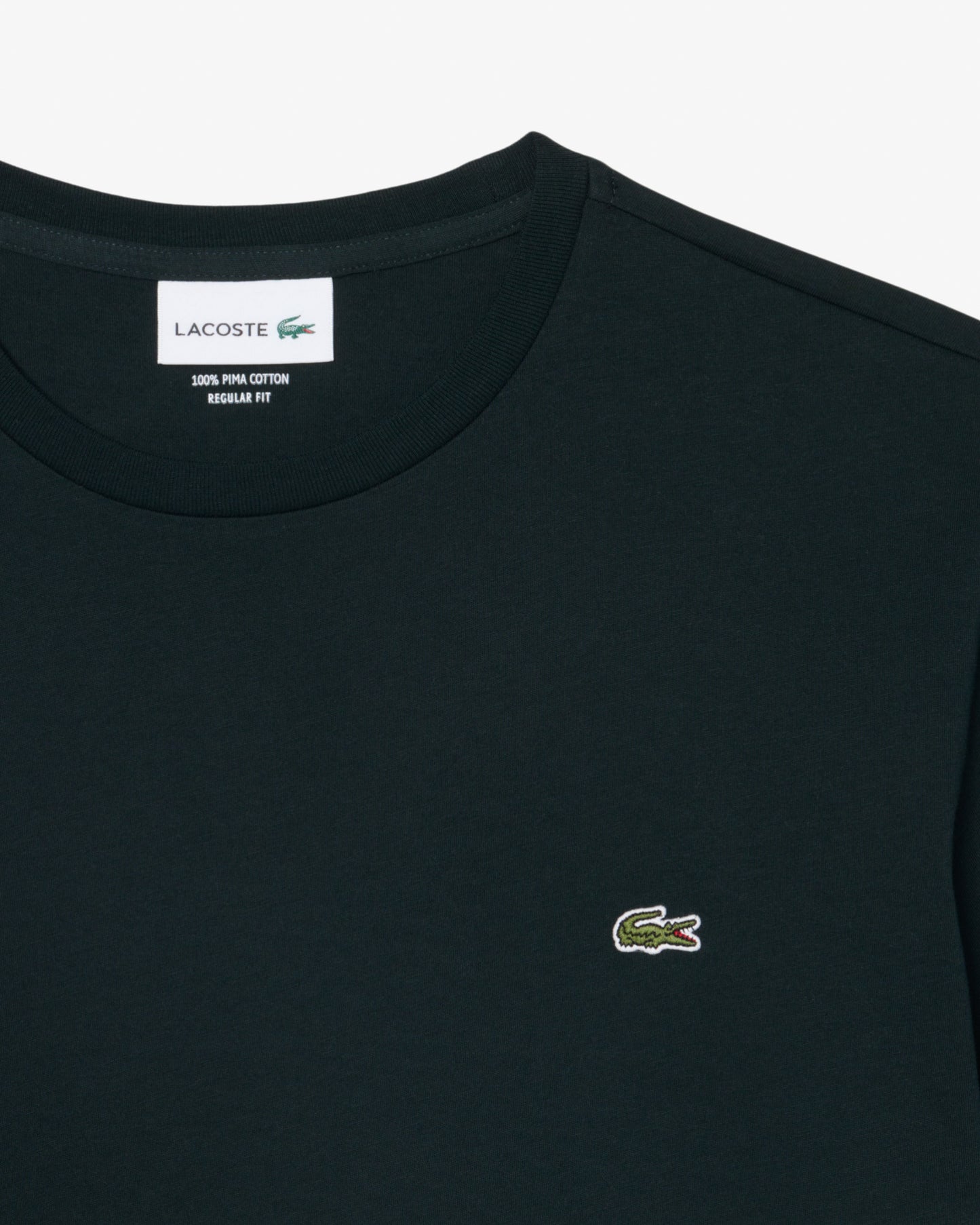 Lacoste Mens Crew Neck Pima Cotton Jersey T-Shirt - Dark Varech GJP