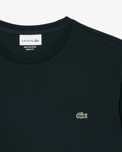 Lacoste Mens Crew Neck Pima Cotton Jersey T-Shirt - Dark Varech GJP