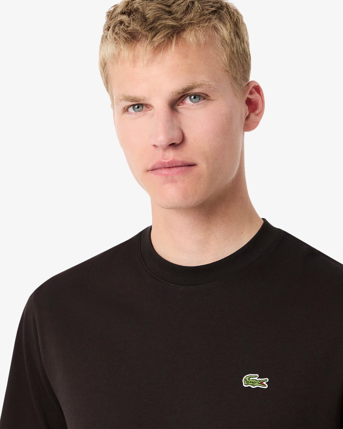 Lacoste Mens Classic Fit Cotton Jersey T-Shirt - Brown SKB