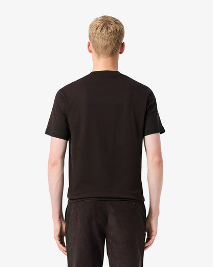 Lacoste Mens Classic Fit Cotton Jersey T-Shirt - Brown SKB