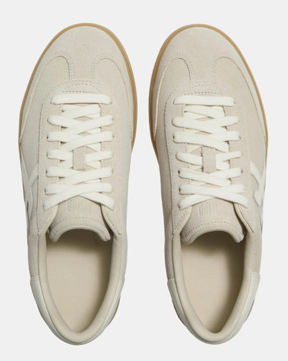 FitFlop The Dash Womens T-Toe Suede Sneakers - Hazy Taupe/Cream E42