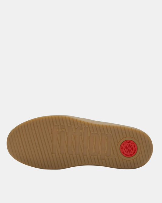 FitFlop The Dash Womens T - Toe Suede Sneakers - Hazy Taupe/Cream E42 | CHO | Designer Womens Trainers