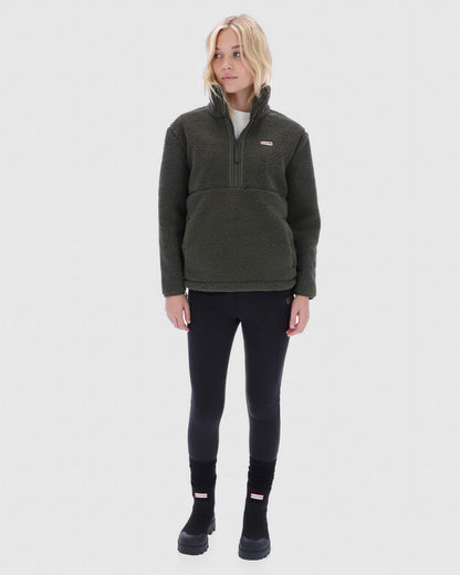 Hunter Tiorga Womens 1/4 Zip Borg Fleece - Kambaba