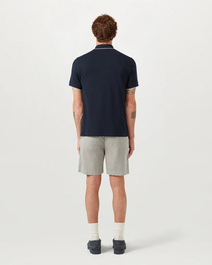 Belstaff Mens Tipped Polo Shirt - Dark Ink