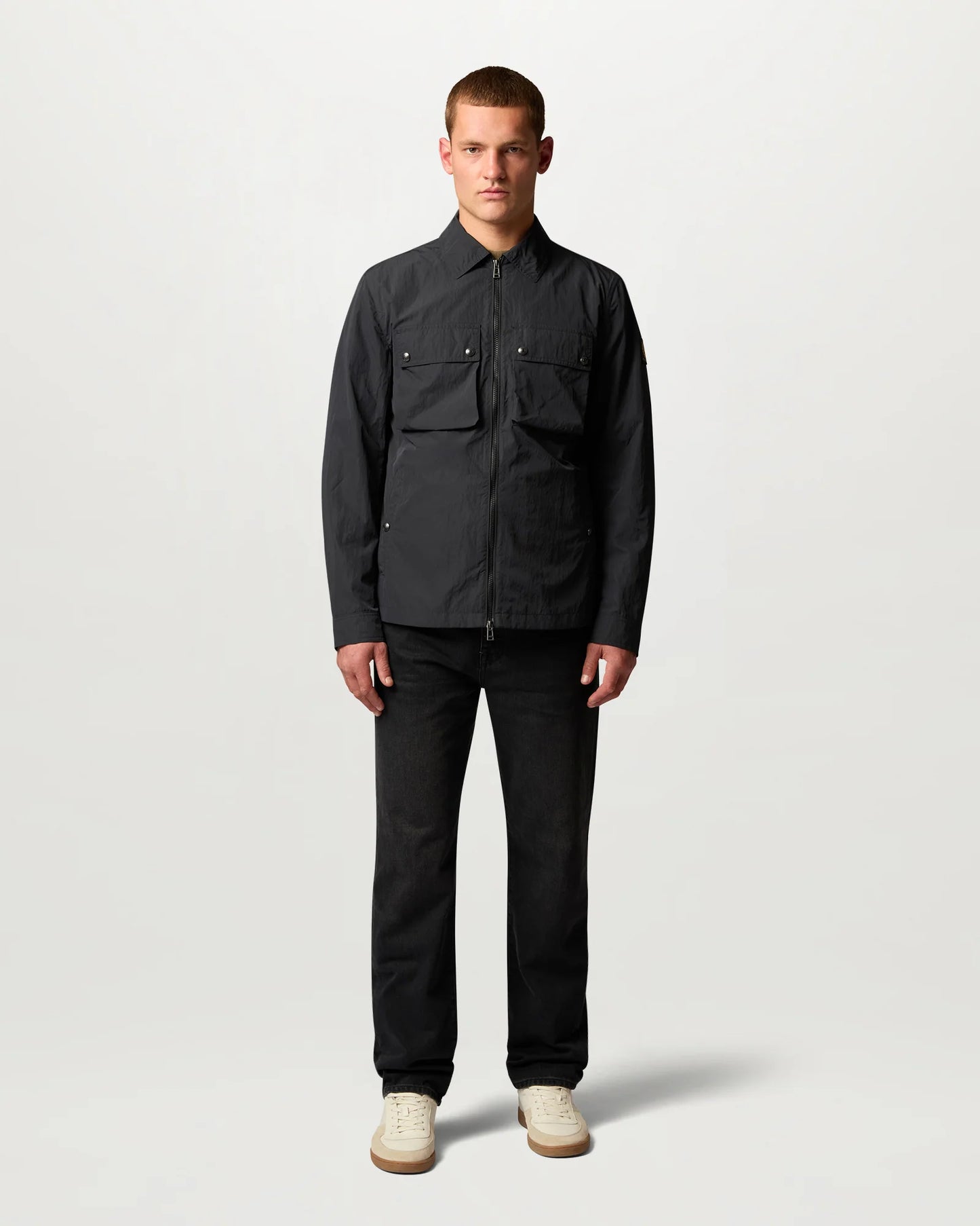 Belstaff Mens Tourer Overshirt - Black