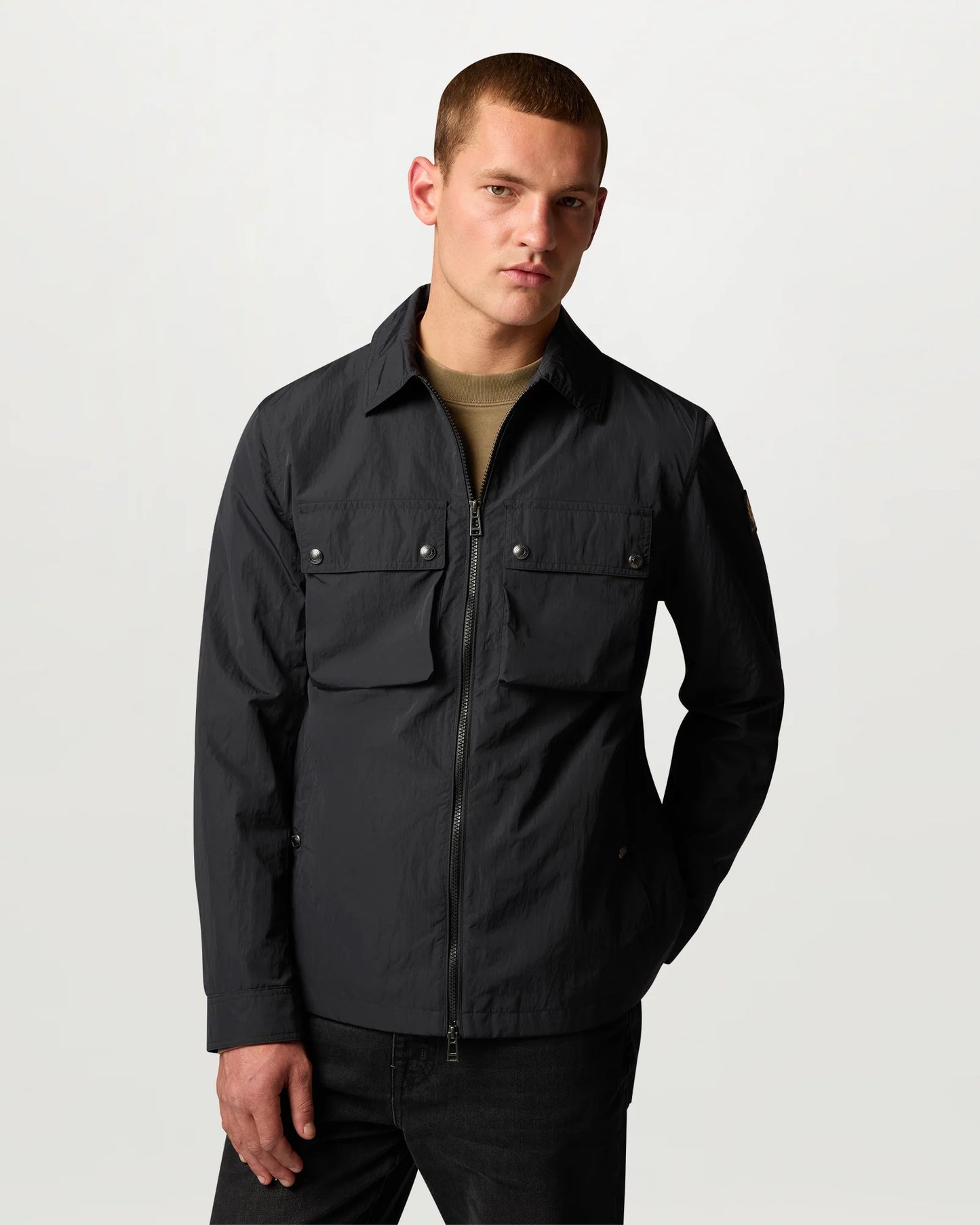 Belstaff Mens Tourer Overshirt - Black