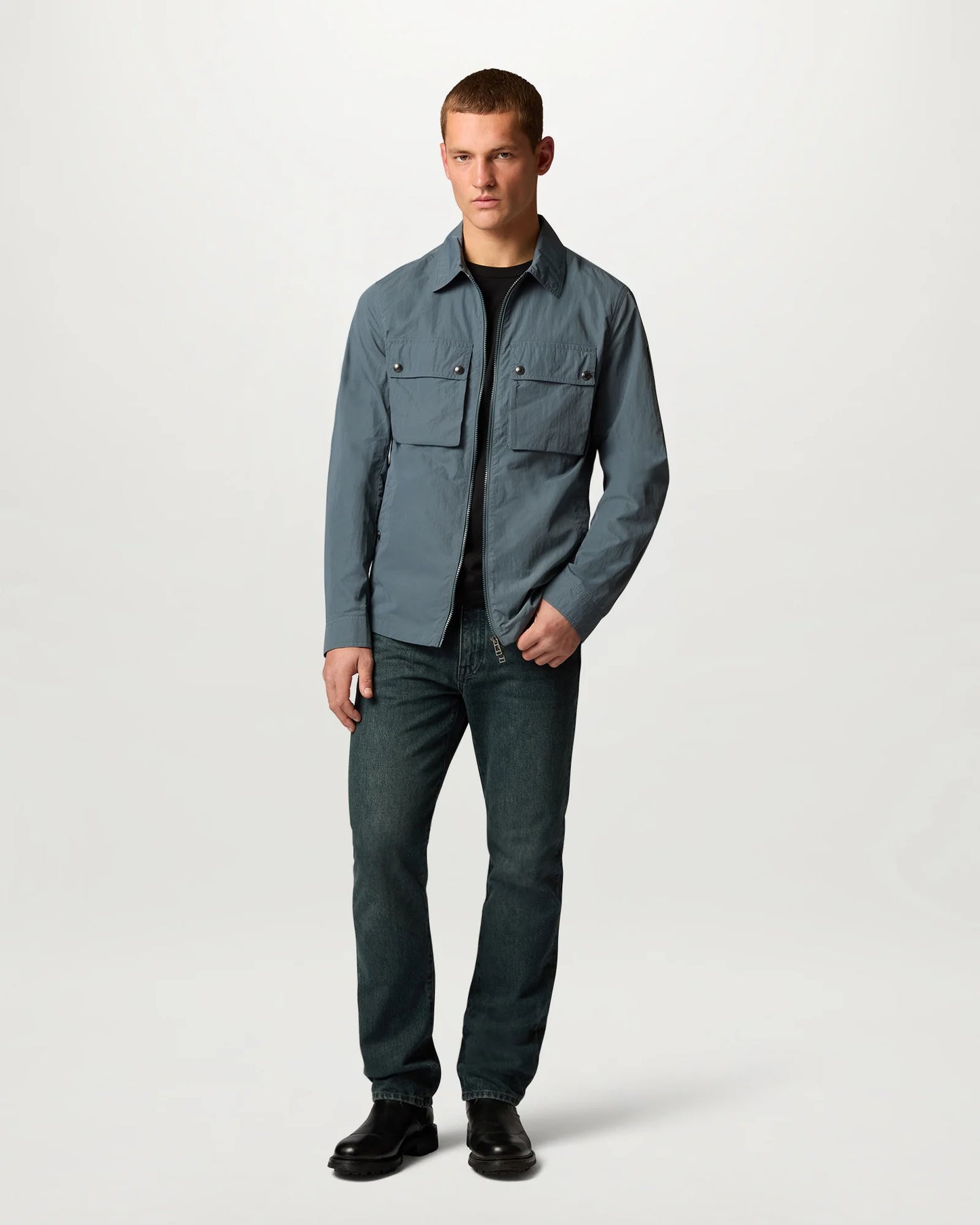 Belstaff Mens Tourer Overshirt - Petrol