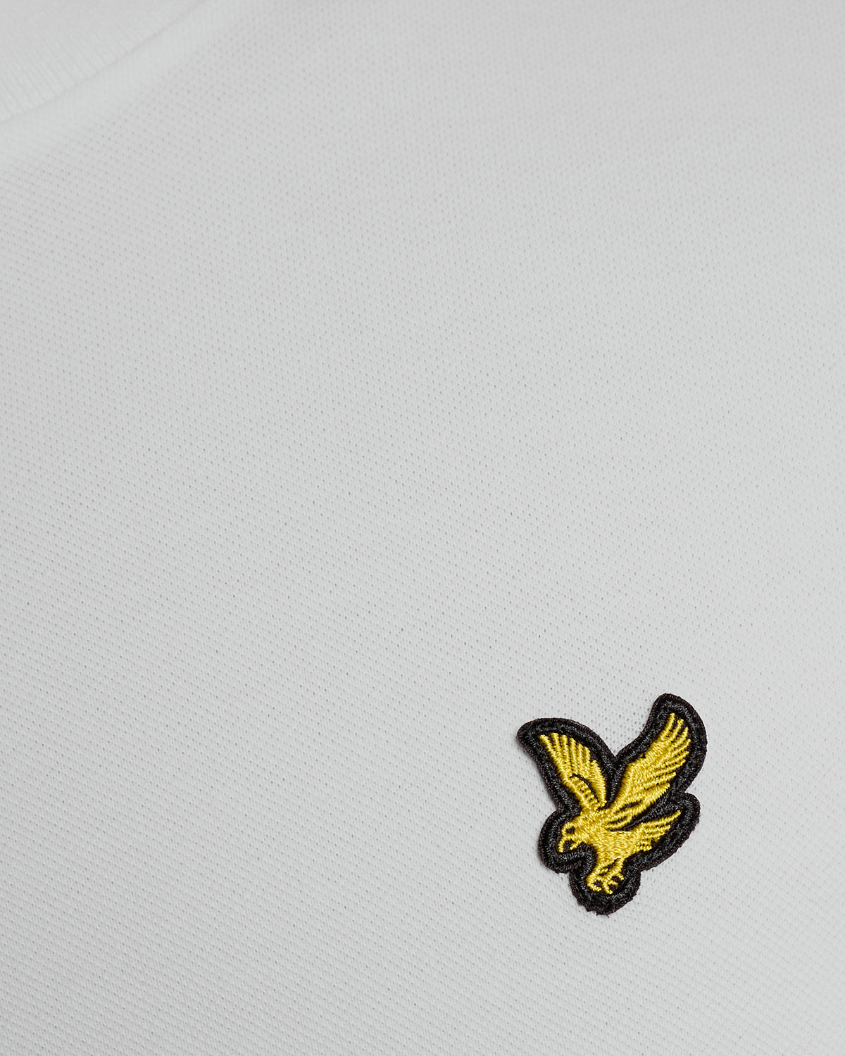 Lyle & Scott Fine Tipped Mens T-Shirt - Y162 White/Everglade