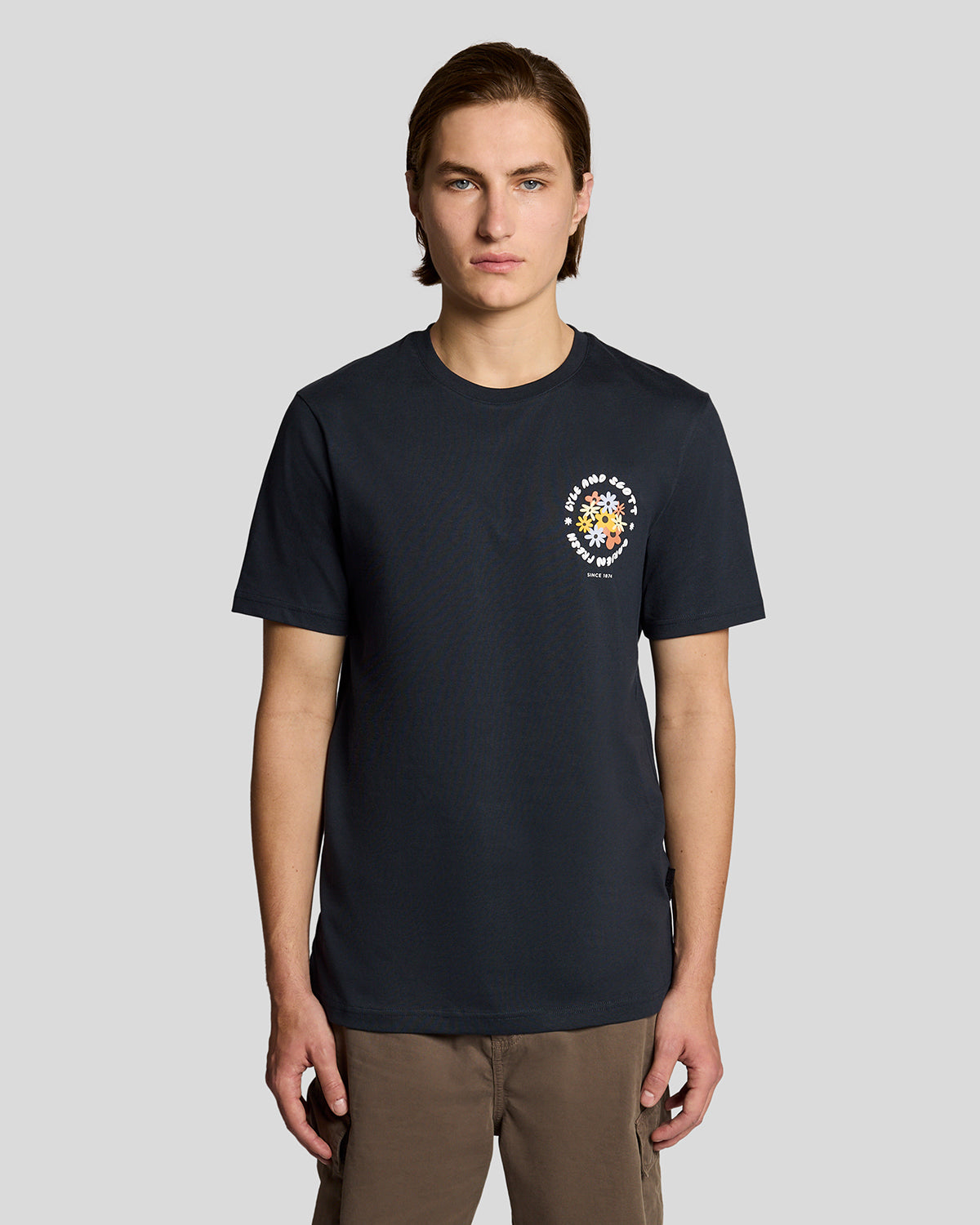 Lyle & Scott Nature Mens Graphic T-Shirt - Z271 Dark Navy