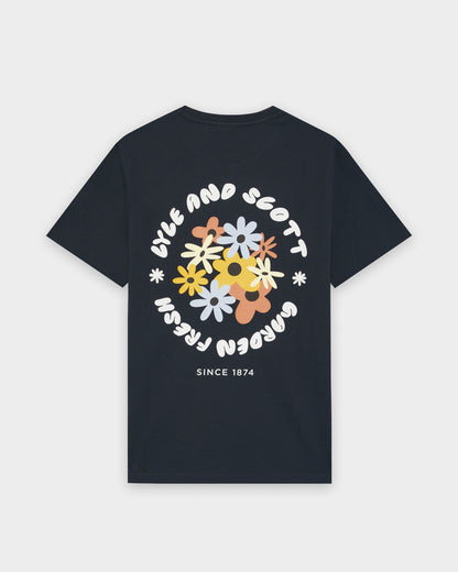 Lyle & Scott Nature Mens Graphic T-Shirt - Z271 Dark Navy