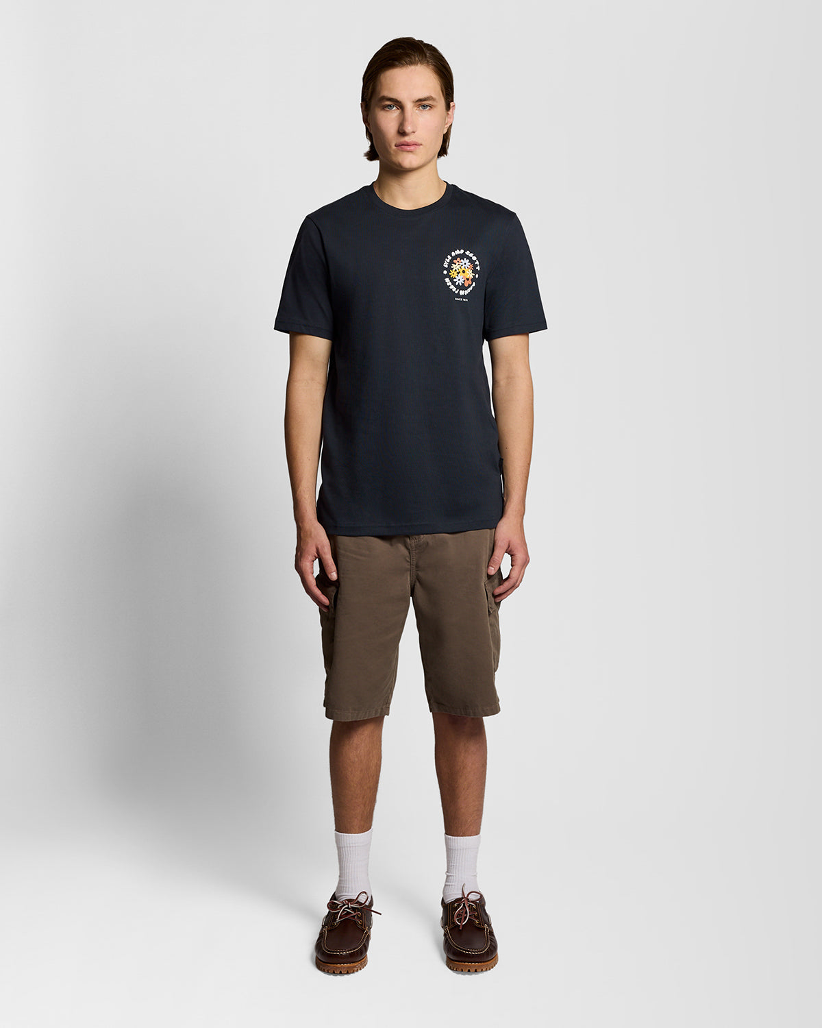 Lyle & Scott Nature Mens Graphic T-Shirt - Z271 Dark Navy