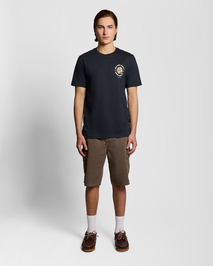 Lyle & Scott Nature Mens Graphic T-Shirt - Z271 Dark Navy