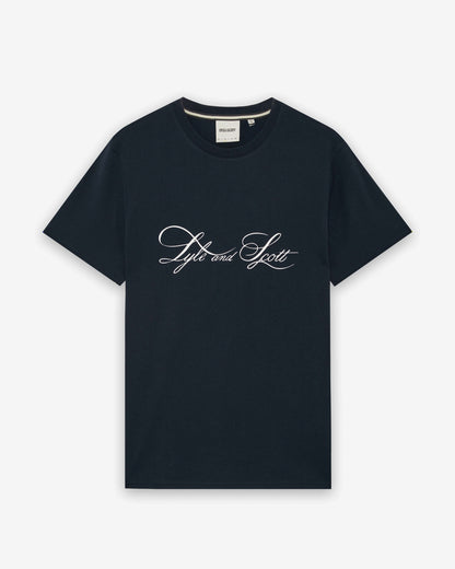 Lyle & Scott Superfine Mens Graphic T-Shirt - X898 Carbon | CHO | Designer Mens Graphic T-Shirts