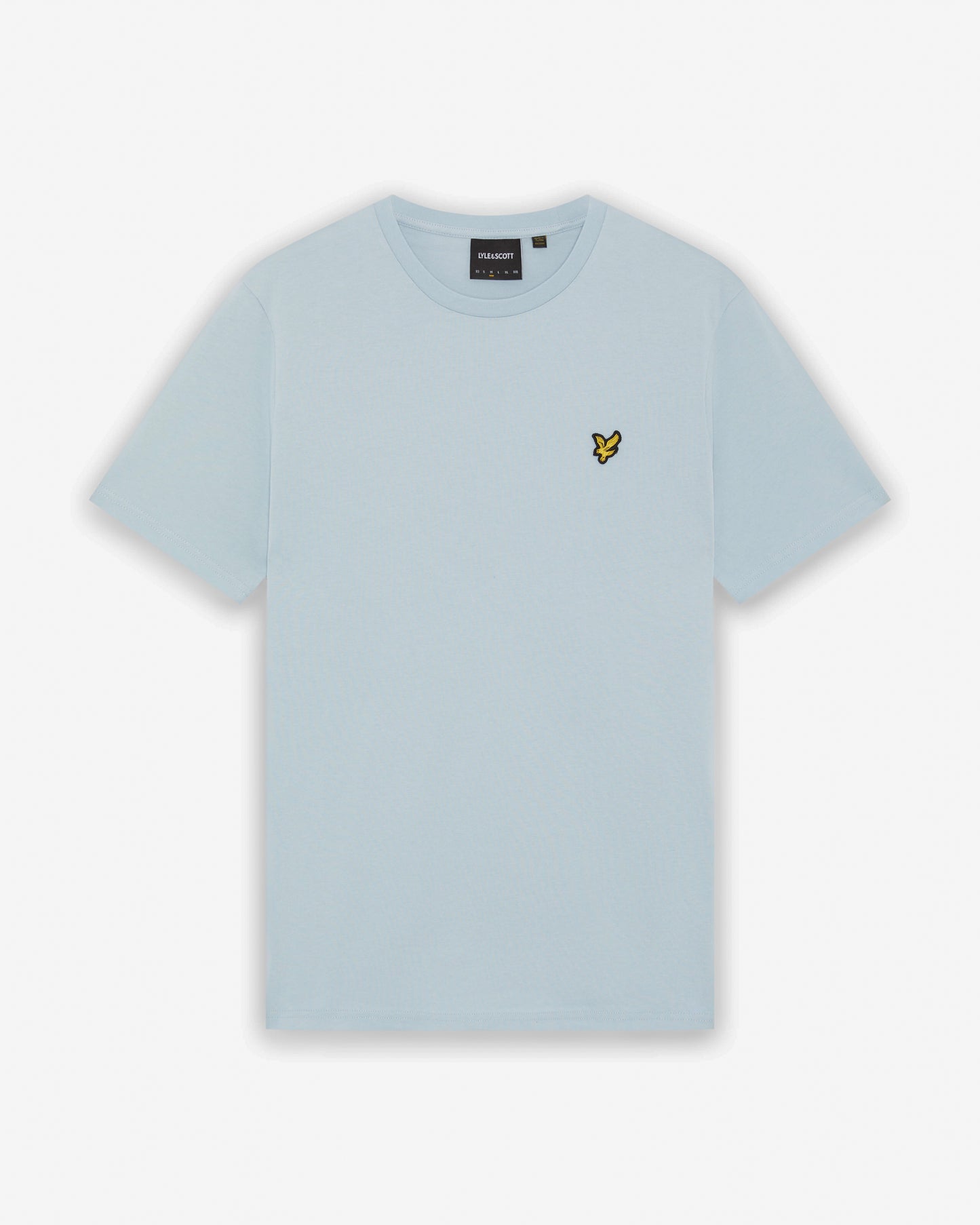 Lyle & Scott Plain Mens T-Shirt - W596 Opal Blue | CHO | Designer Mens Short Sleeve T-Shirts