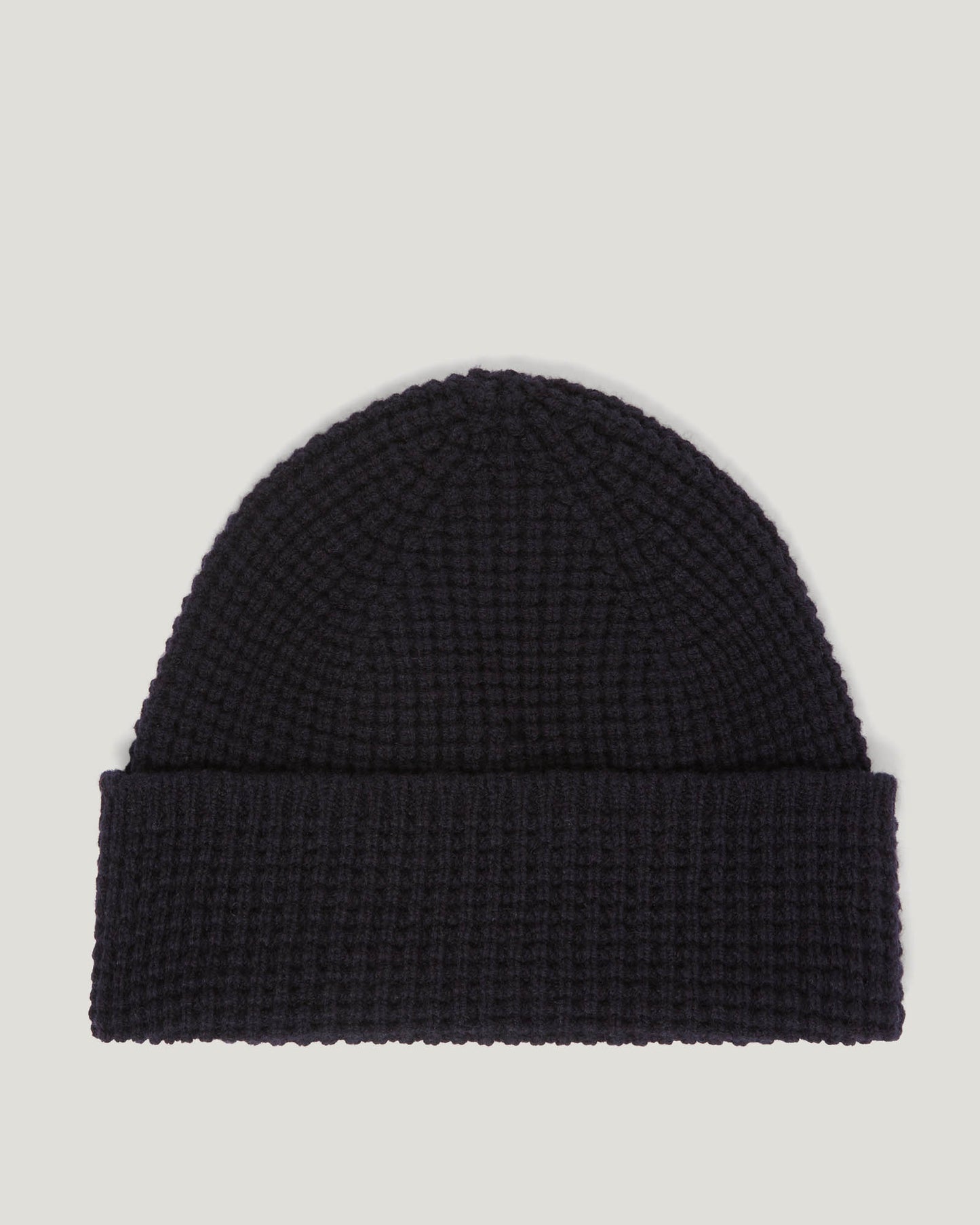 Belstaff Mens Tuck Rib Beanie - Dark Ink