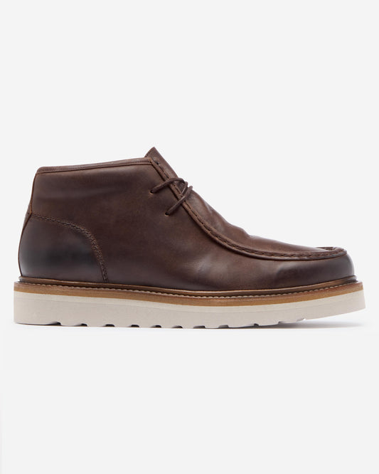Oliver Sweeney Talisima Mens Oiled Calf Leather Moccasin Boots - Brown