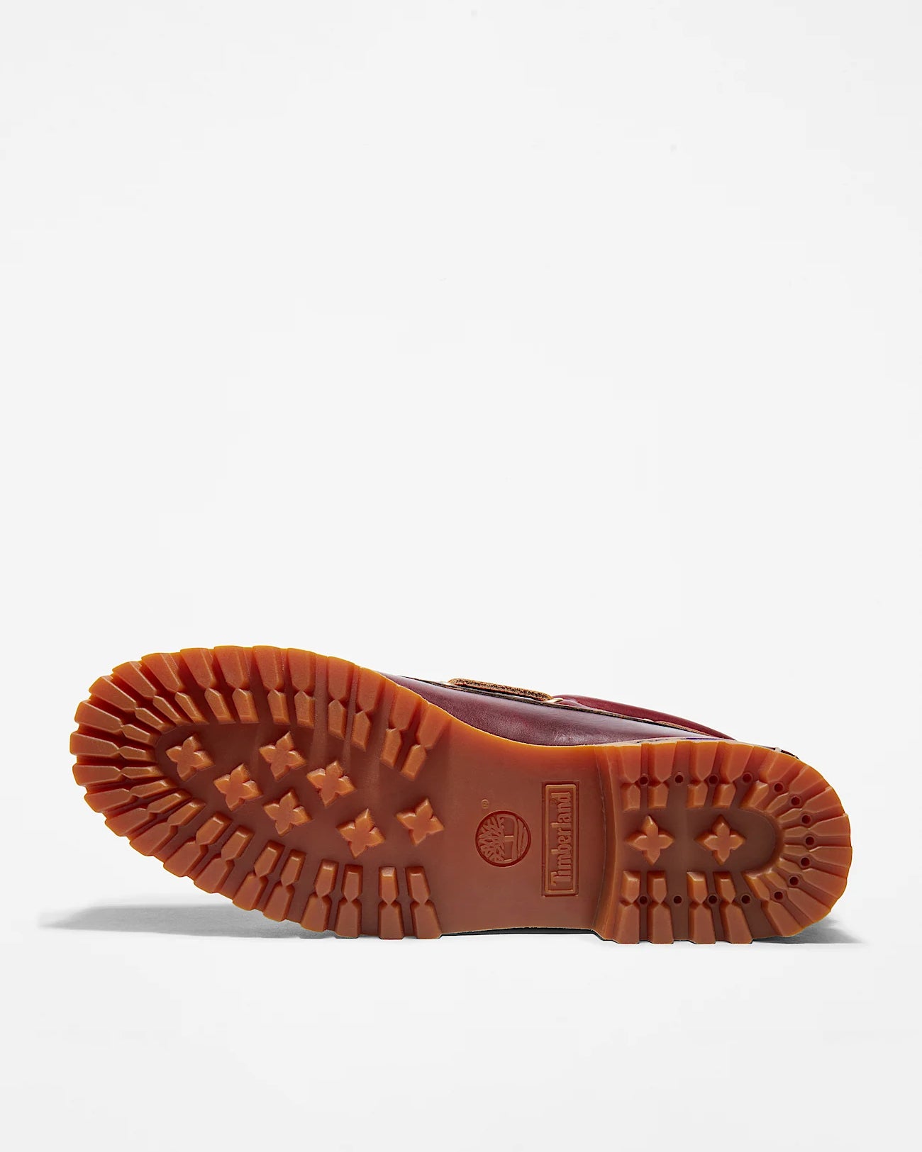 Timberland Mens Authentic Leather Boat Shoes - Dark Red