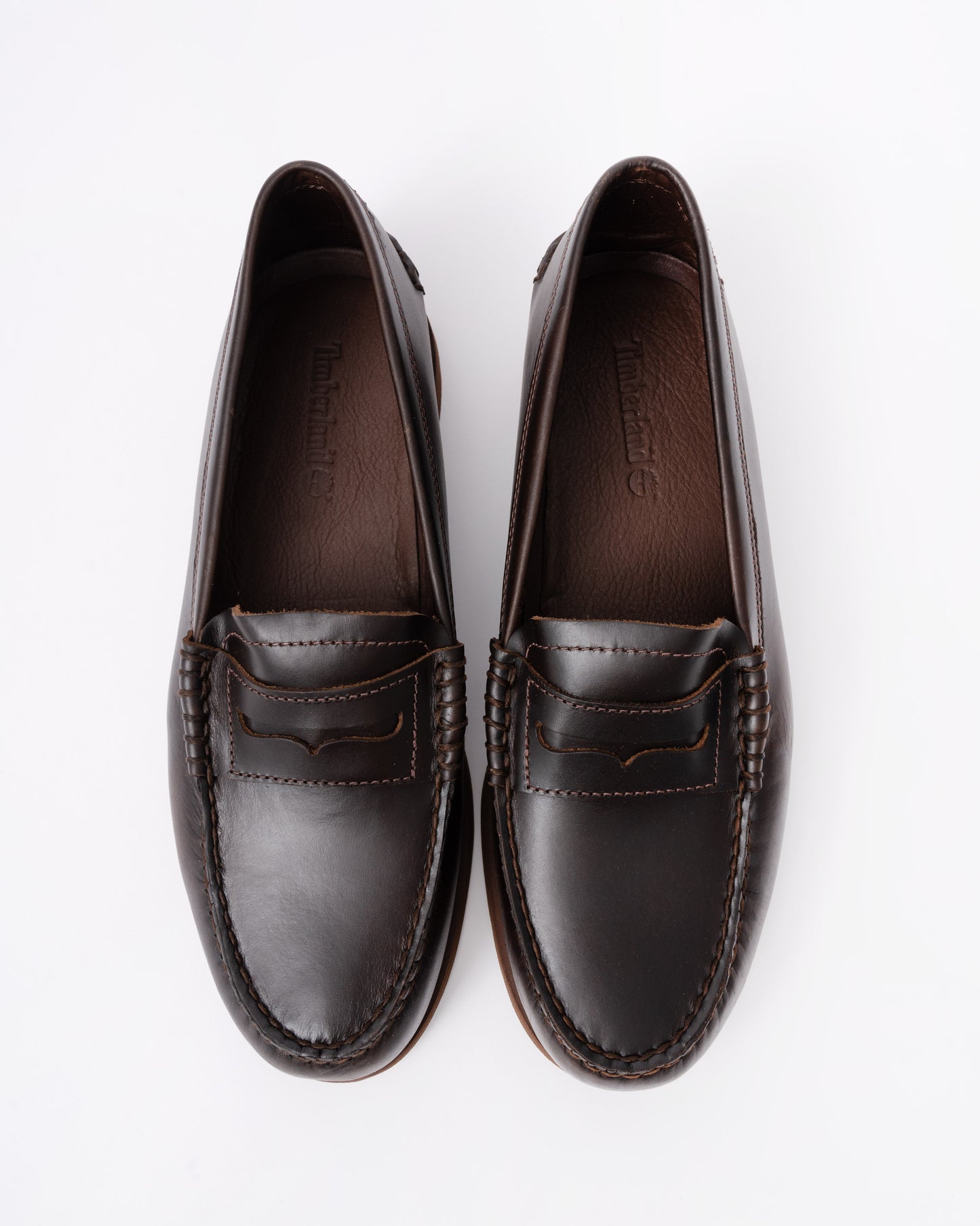 Timberland Mens Full Grain Leather Classic Loafer - Dark Brown