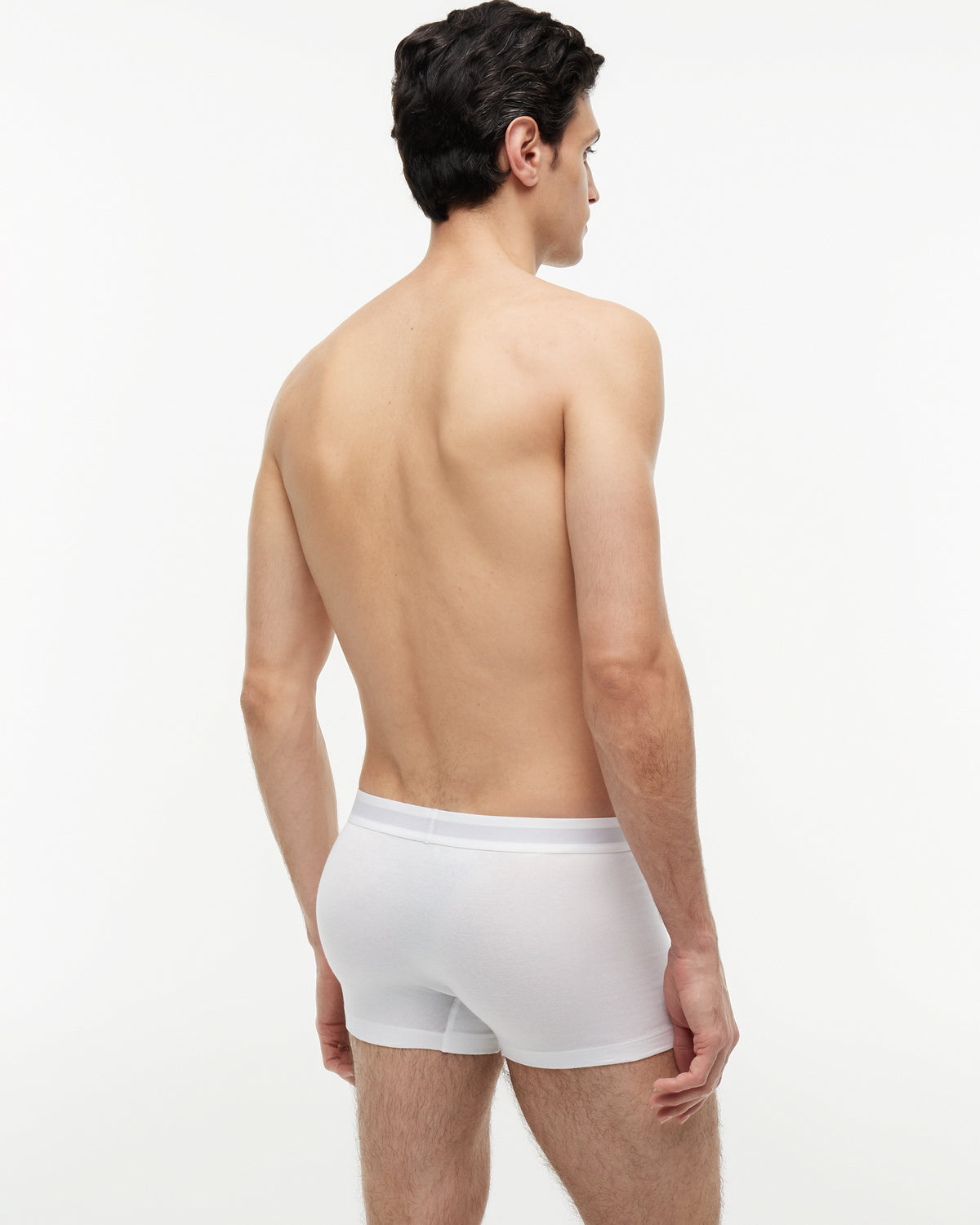 Tommy Hilfiger 3 Pack Waistband Mens Trunks - Grey Heather/White/Desert Sky | CHO | Designer Mens Underwear