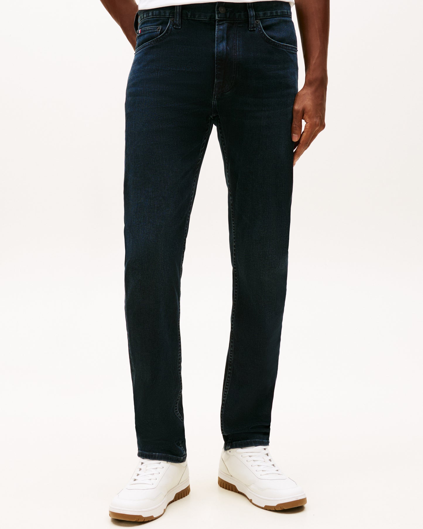Tommy Hilfiger Core Denton Mens Straight Leg Jeans - Blue Black