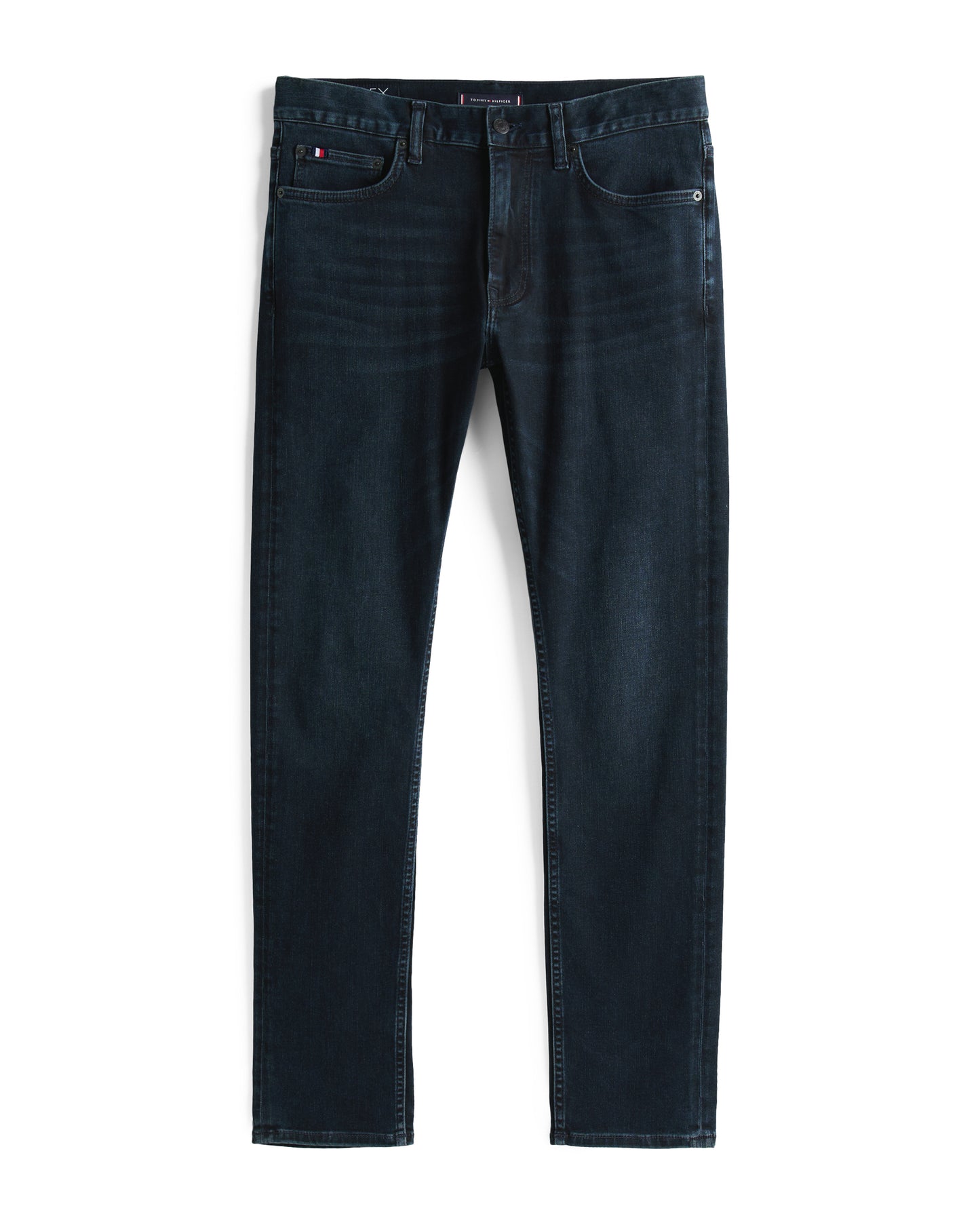 Tommy Hilfiger Core Denton Mens Straight Leg Jeans - Blue Black