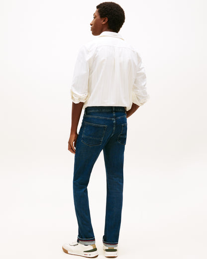 Tommy Hilfiger Core Denton Faded Mens Straight Leg Jeans - Tinted Blue