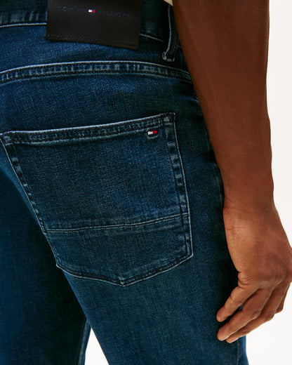 Tommy Hilfiger Core Denton Faded Mens Straight Leg Jeans - Tinted Blue