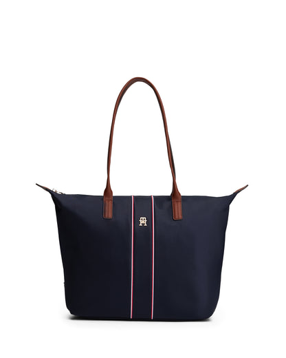 Tommy Hilfiger Popette Corp Womens Tote Bag - Space Blue Corp