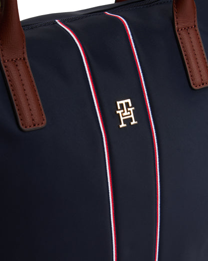 Tommy Hilfiger Popette Corp Womens Tote Bag - Space Blue Corp