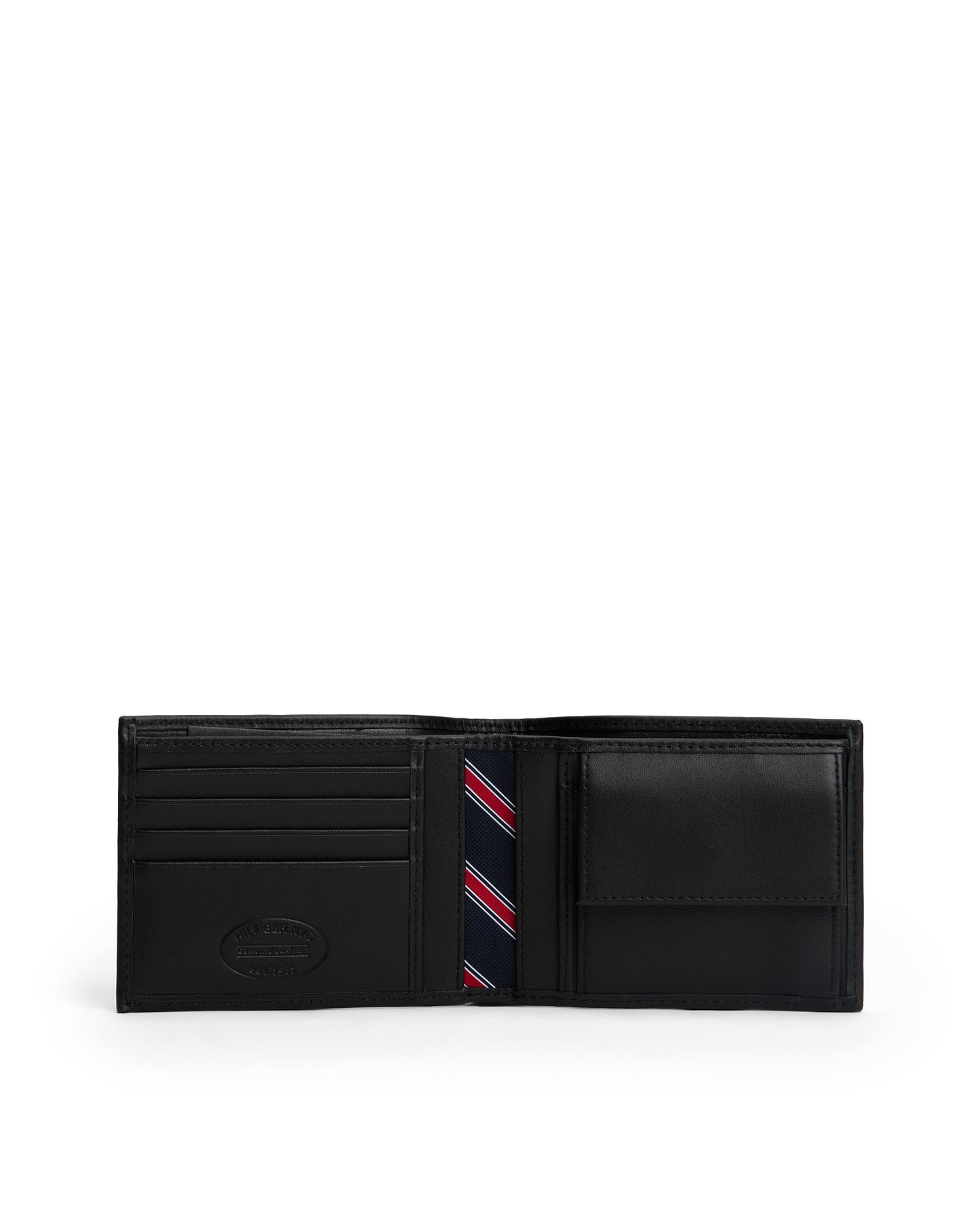 Tommy Hilfiger Eton Wallet and Key Fob Gift Set - Black