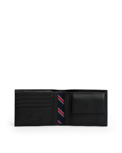 Tommy Hilfiger Eton Wallet and Key Fob Gift Set - Black