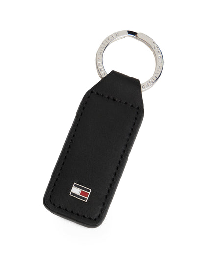 Tommy Hilfiger Eton Wallet and Key Fob Gift Set - Black